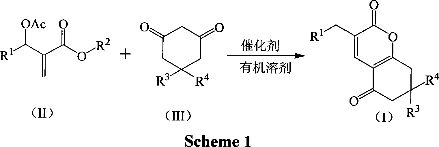 Method for synthesizing alpha-pyranone derivatives