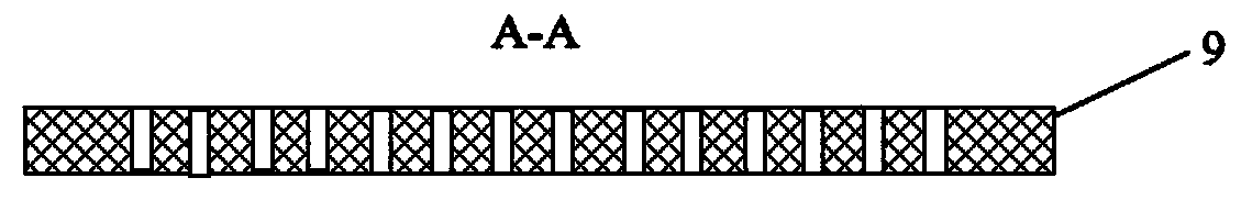 Electrochemical machining method for formwork with multiple S-shaped runners and massive tiny pits