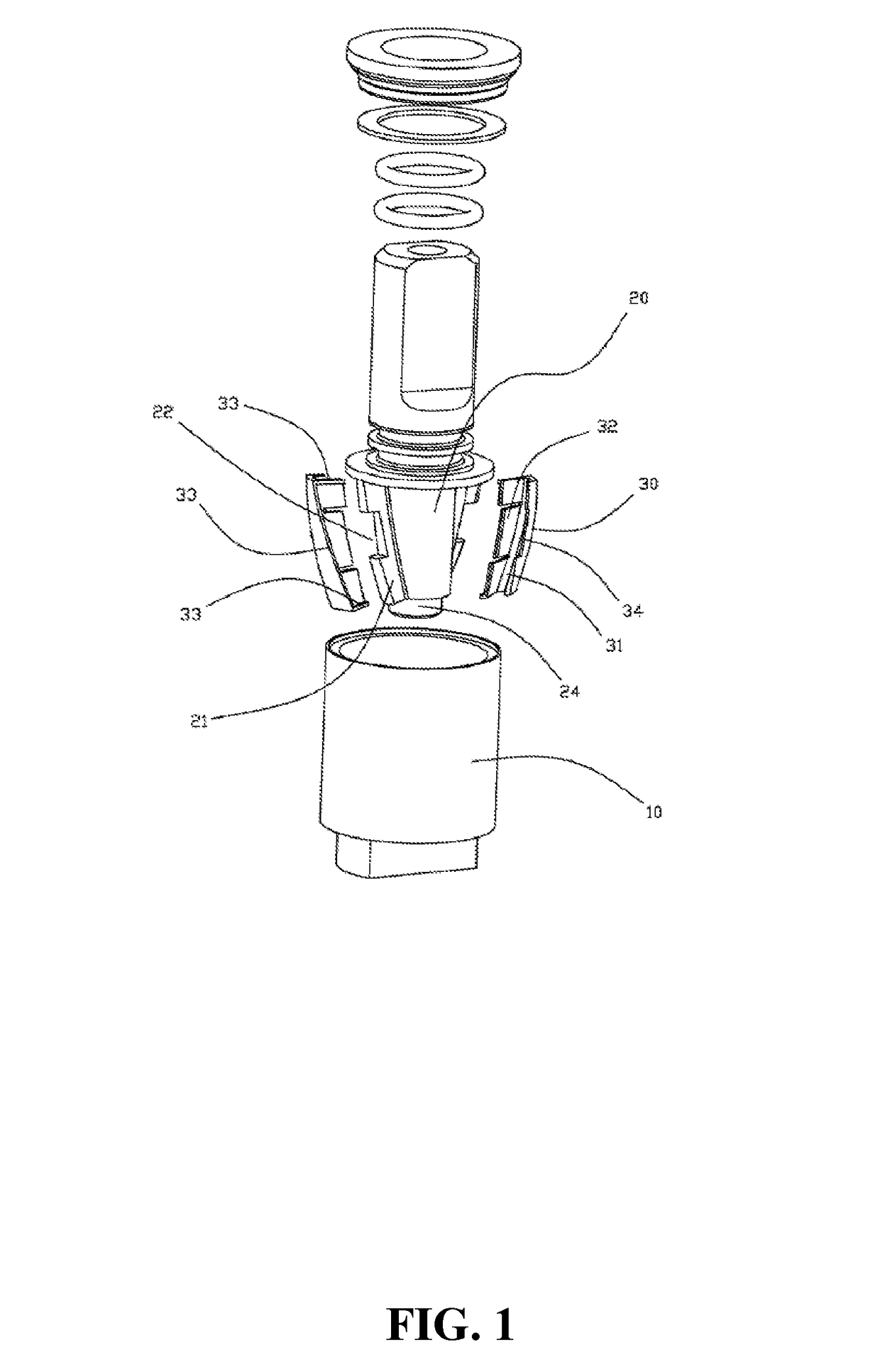 A rotary damper with self-repairing against attenuation