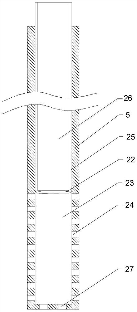 Microbe alternate grouting device for soft soil stabilization and using method