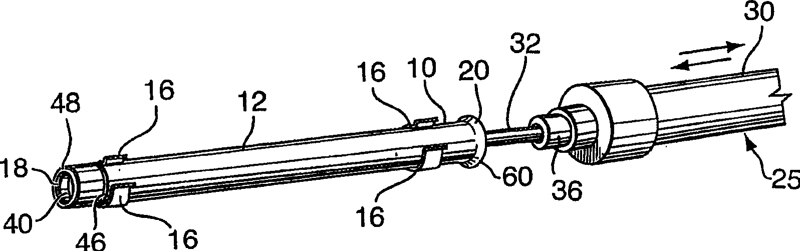 Combination of tube assembly and clip for wireless antenna grounding