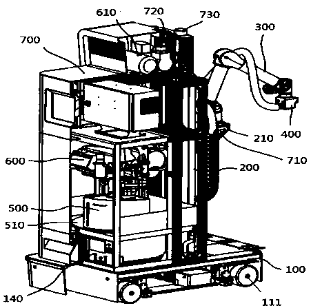 Surface coating robot operating system and method