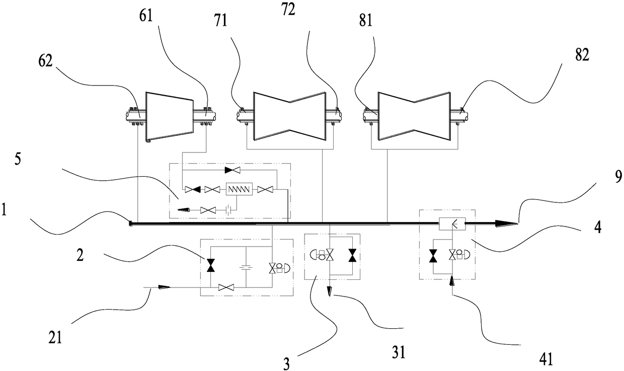 Shaft-seal steam supply system for secondary reheat unit and control method of shaft-seal steam supply system