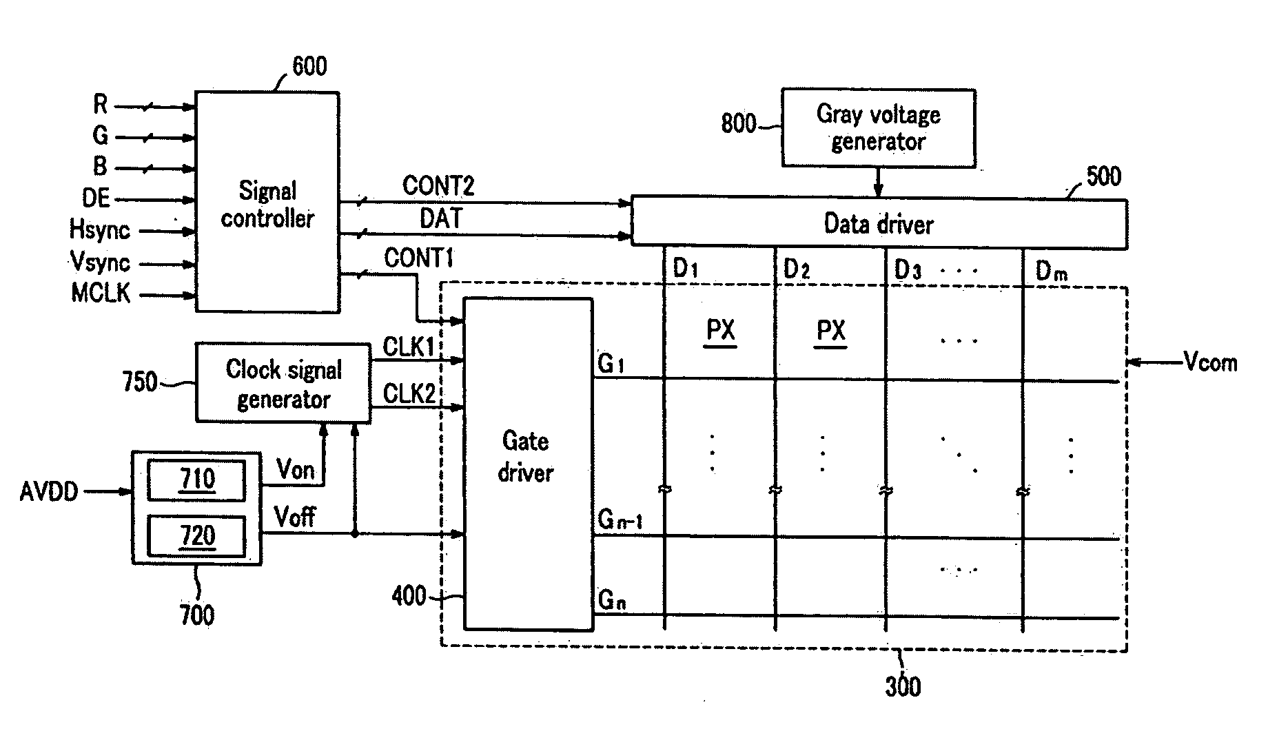 Driving apparatus for a liquid crystal display and liquid crystal display including the same