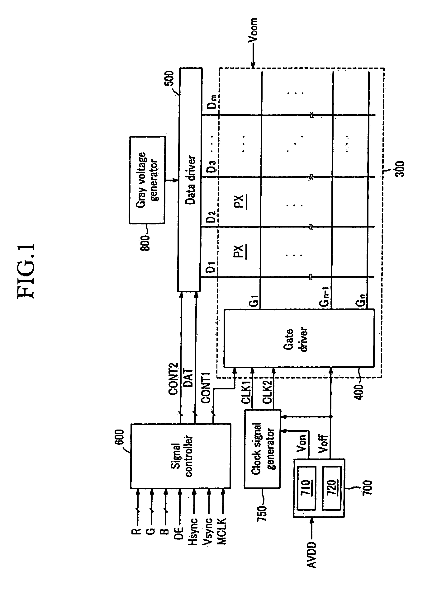 Driving apparatus for a liquid crystal display and liquid crystal display including the same