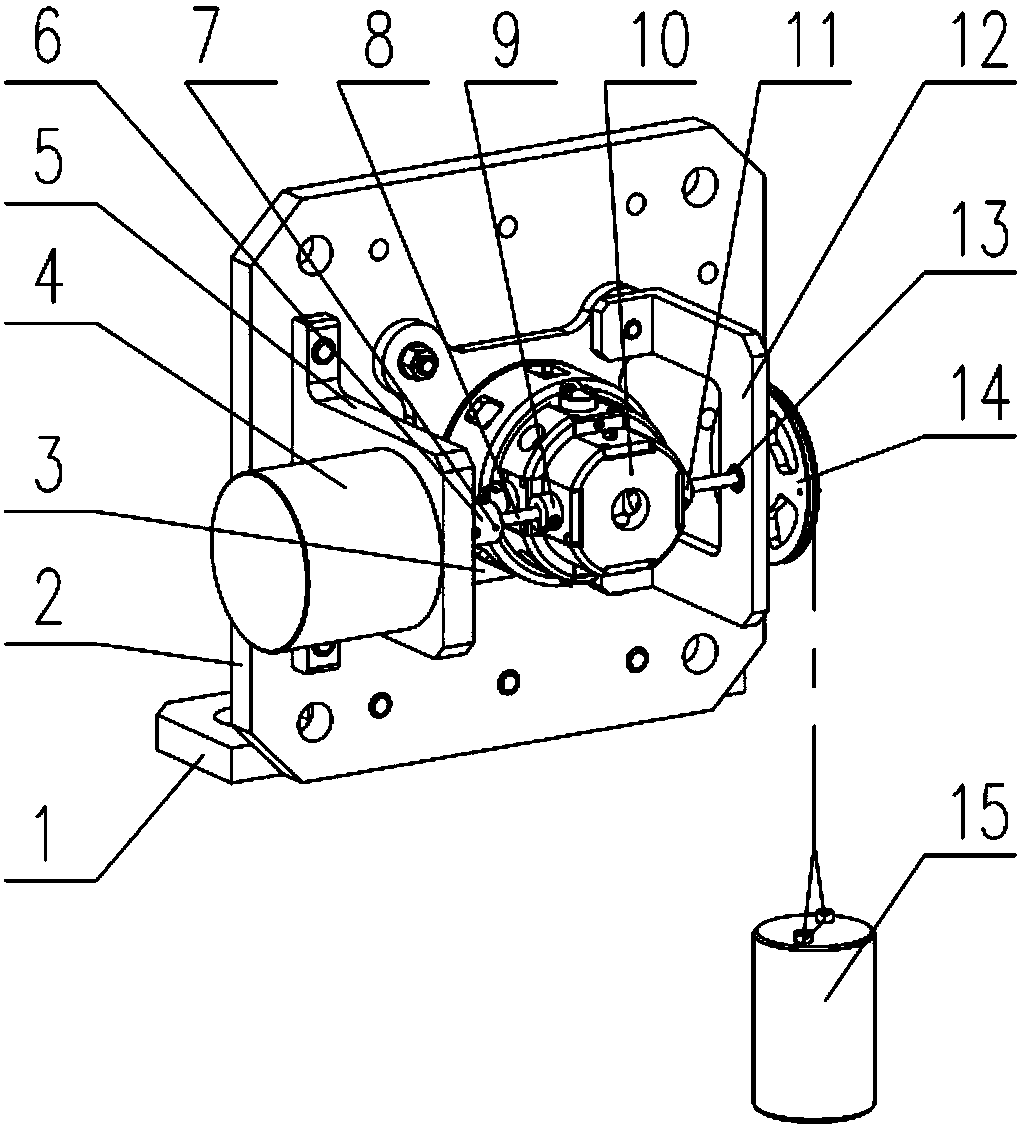 Device for on-load testing and precision calibration of steering engine component