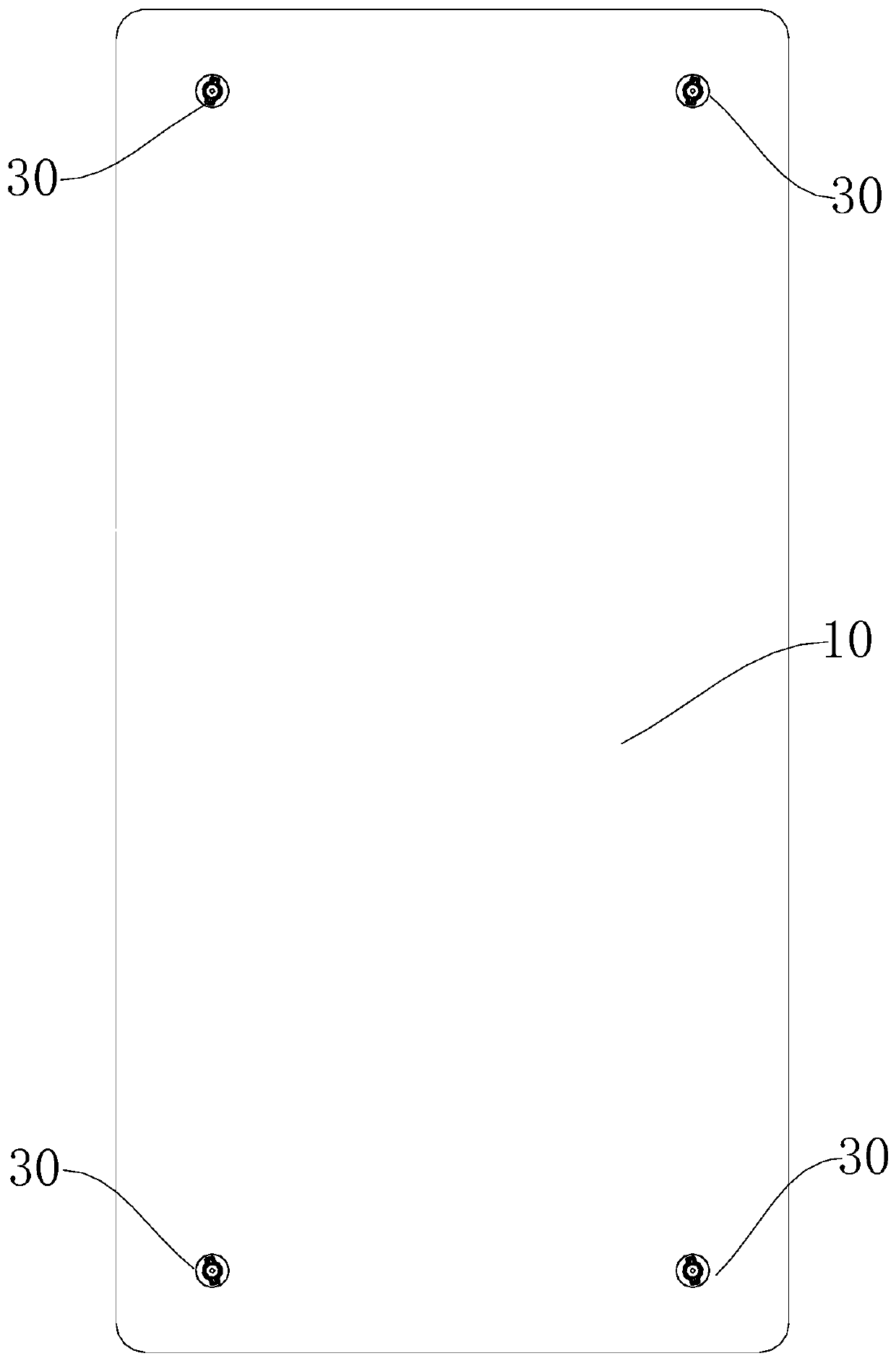 Quick mounting structure of table board and table frame