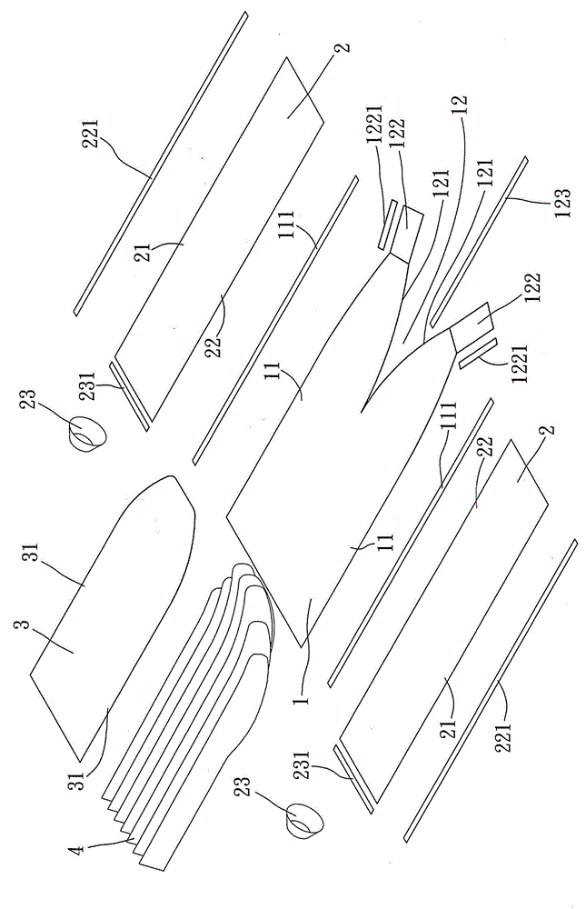 Structure of inflatable ship body