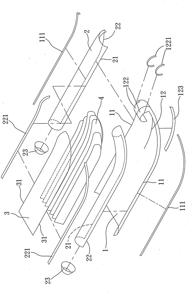 Structure of inflatable ship body