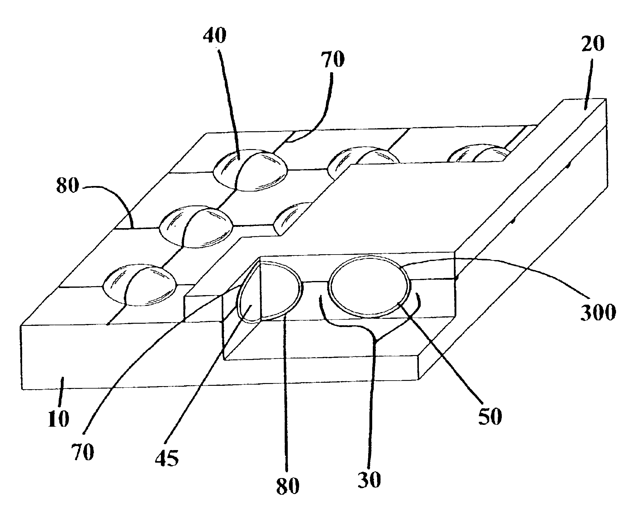 Method and apparatus for addressing micro-components in a plasma display panel