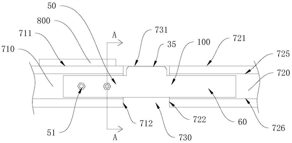 Fracture correction device and track power slide line system