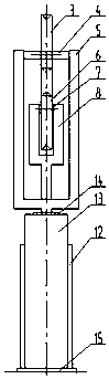 A hydraulic range-extending pumping unit for an offshore platform