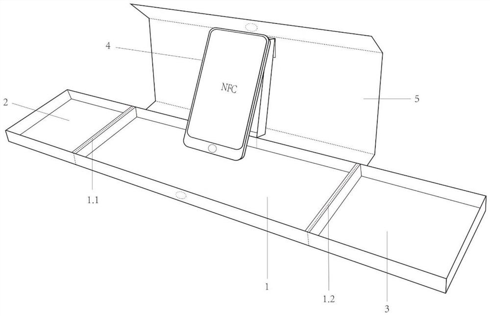 Double-layer cigarette packaging carton