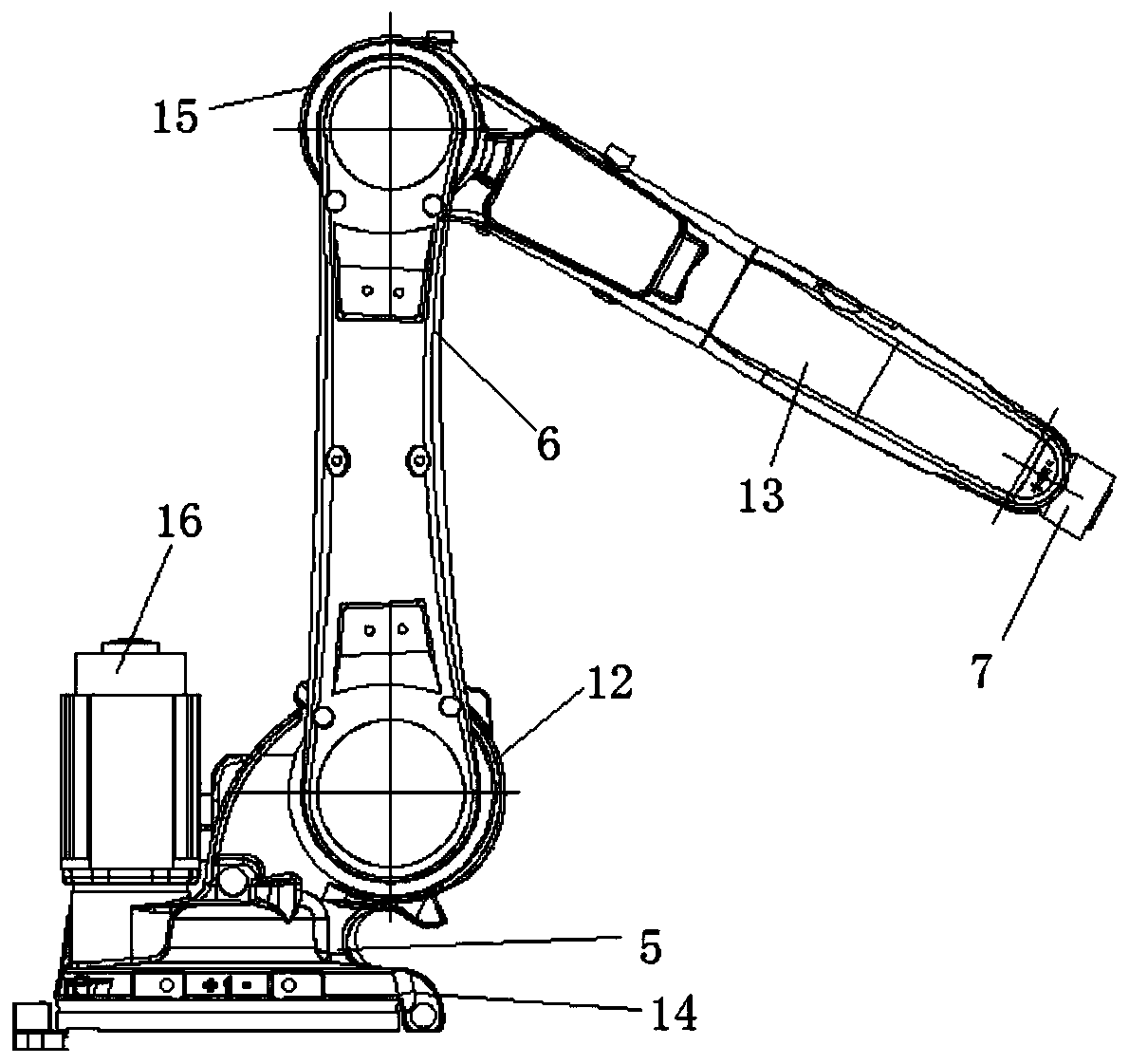 Automatic flame cutting system with steel casting dead head robot