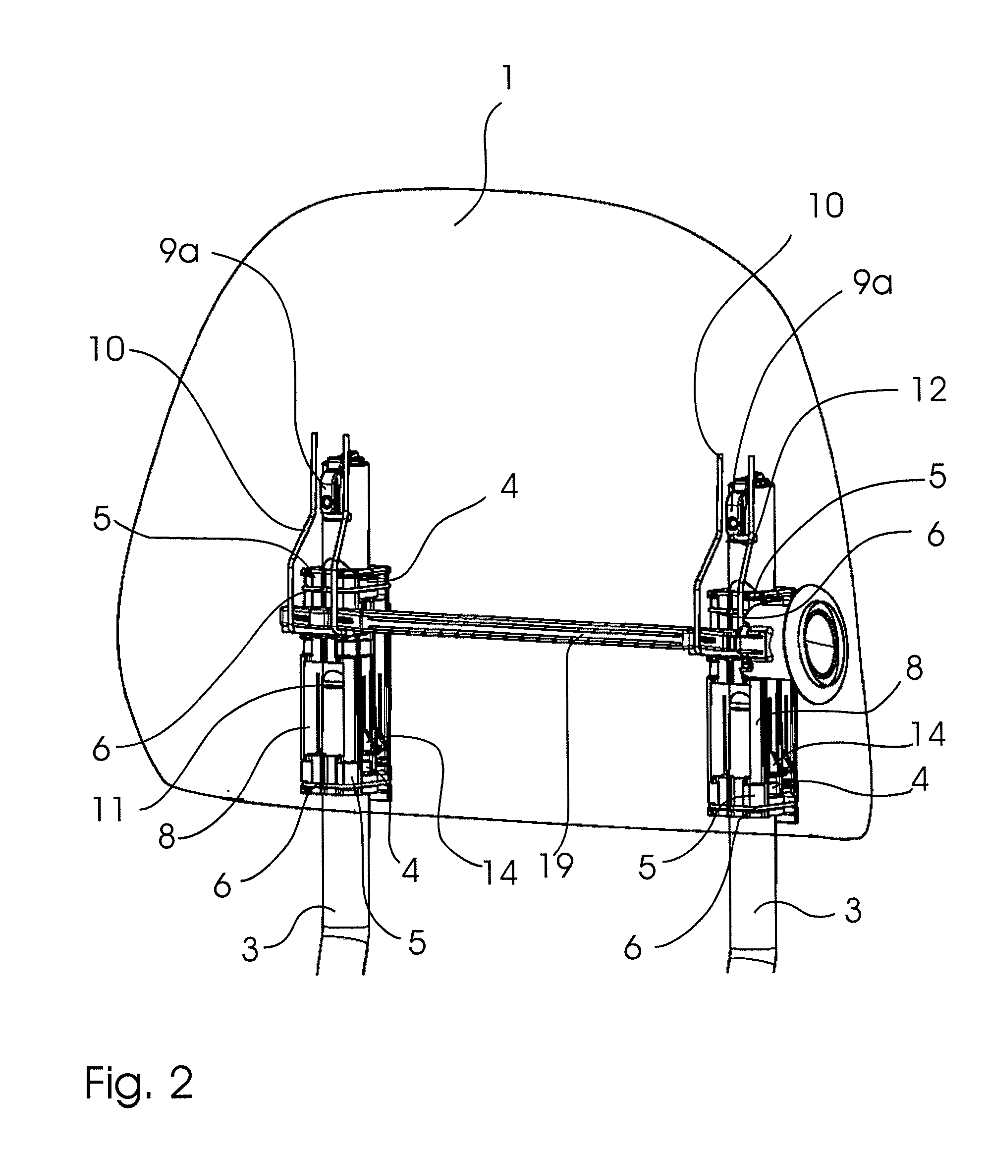 Headrest for vehicle seats