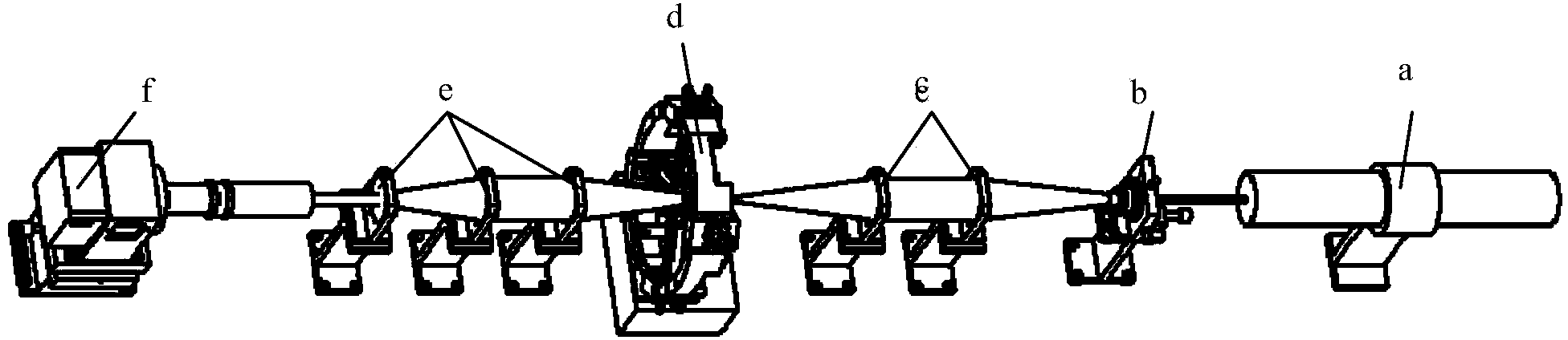 Calibration device for solar telescope heat field diaphragm internal seeing effect