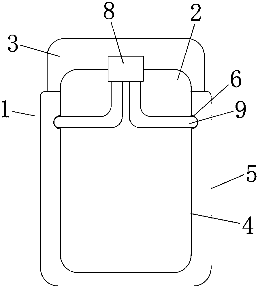 Anti-scald cup and working method thereof