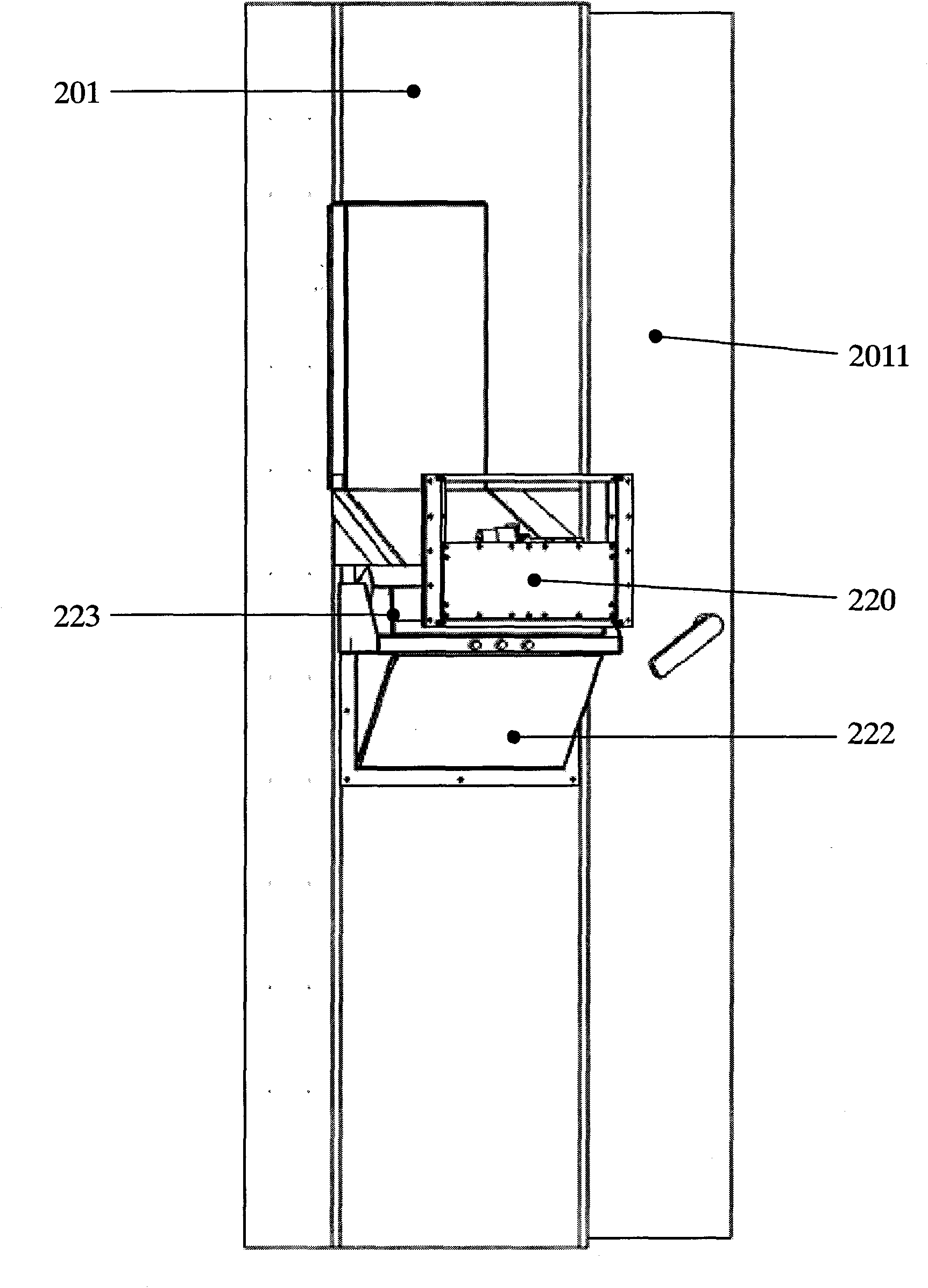 Bill propelling mechanism and large-amount bill dispensing module as well as automatic teller equipment