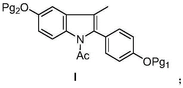 Bazedoxifene intermediate and preparation method thereof