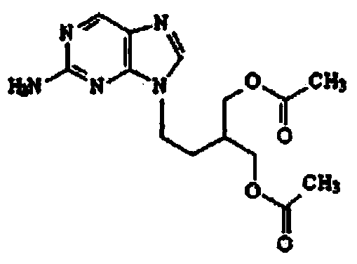 Famciclovir tablet and preparation method thereof