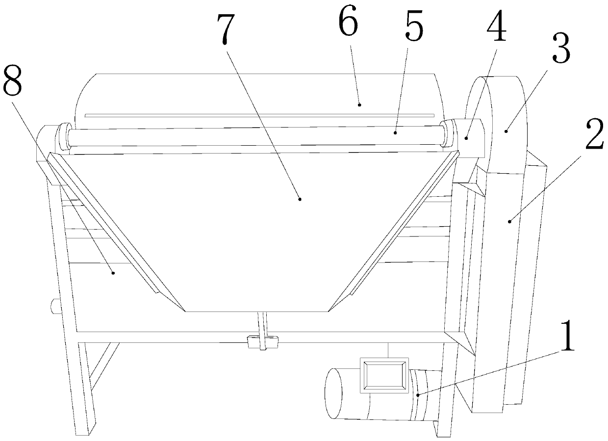 Cooking equipment capable of uniformly wiping absorption cores by roller screen and shuttle in production process of sanitary napkins