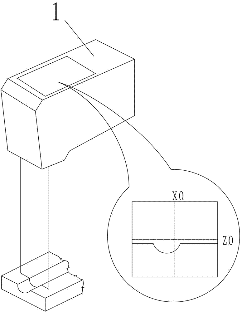 Sewing track error correction method and device based on 3D robot sewing