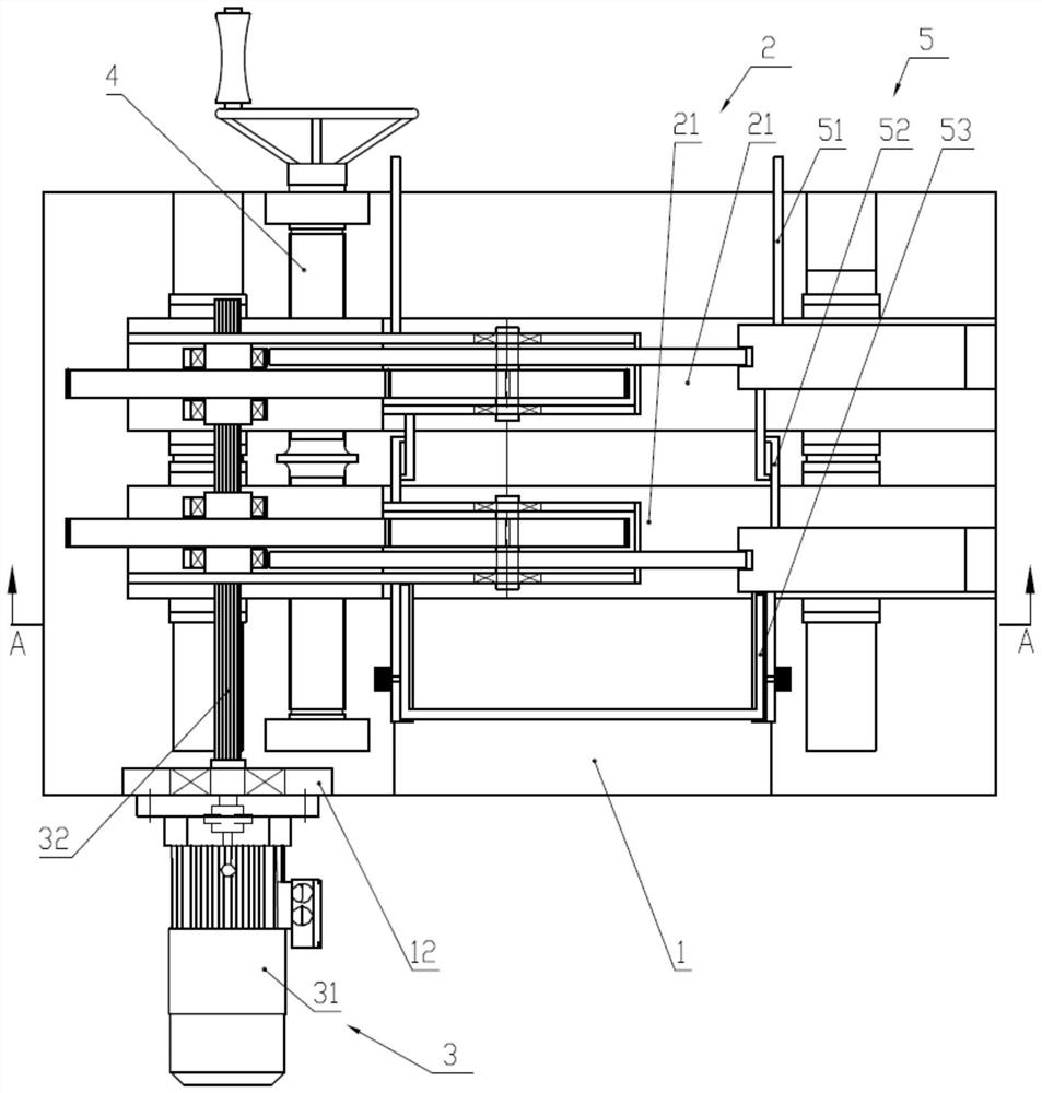 Grass and tree crushing and cutting device