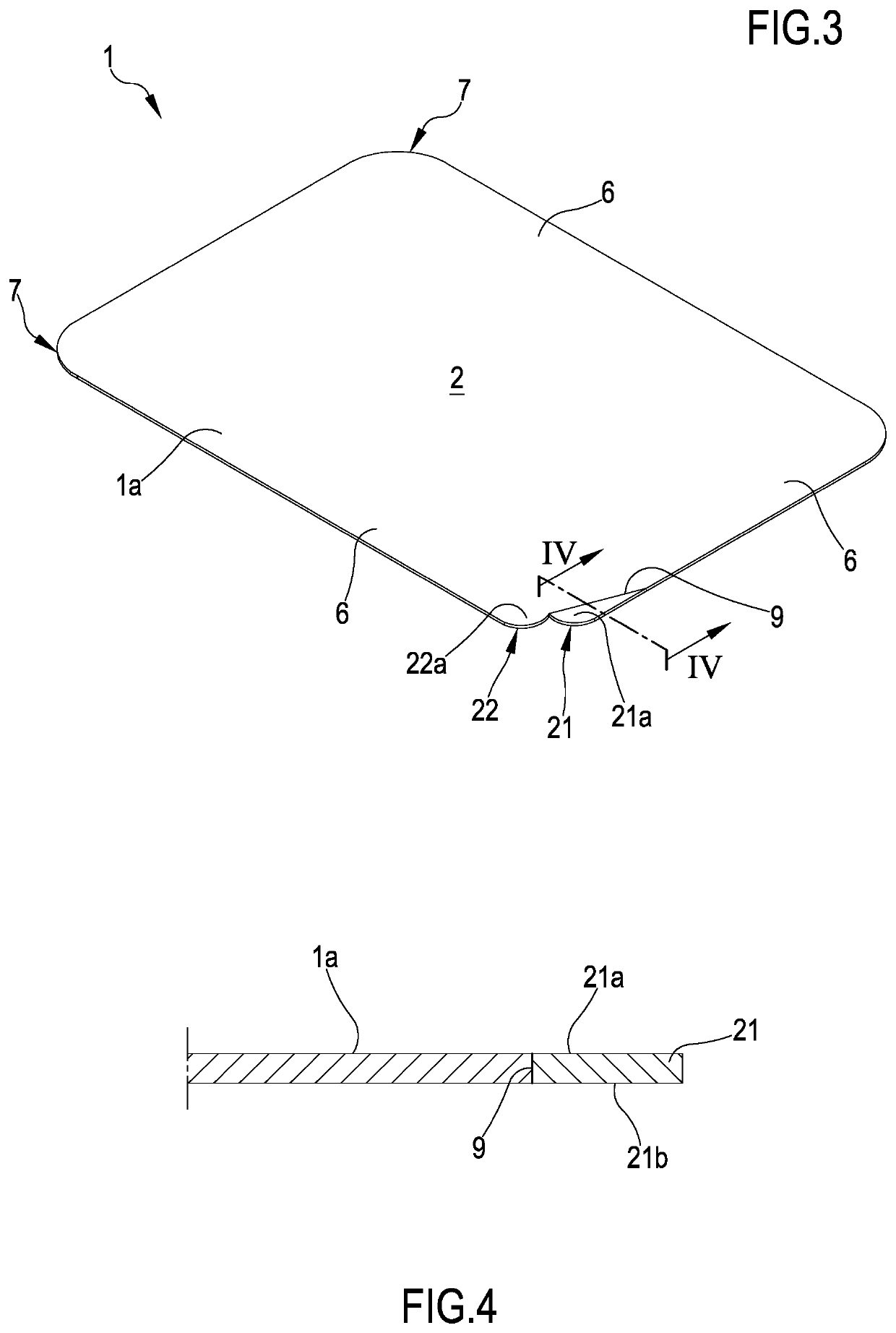 Package, apparatus and process of manufacturing such a package