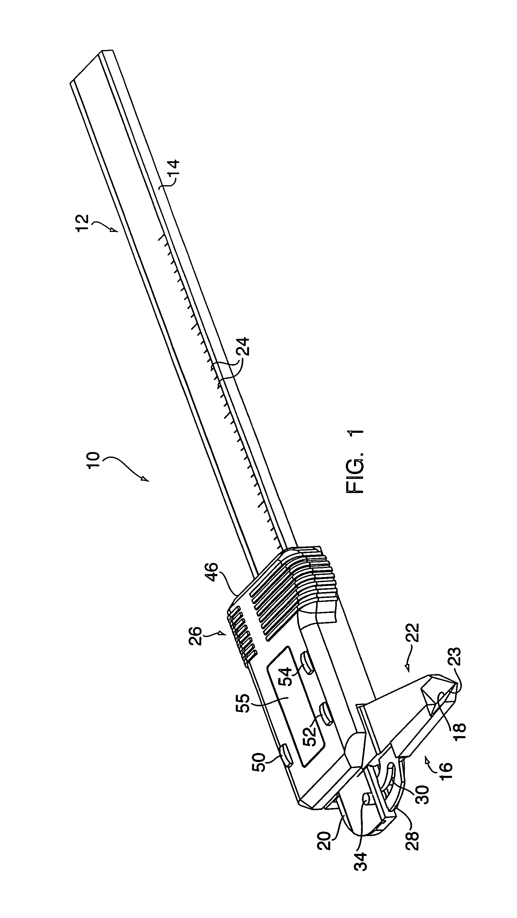 Slide caliper assembly and method of use