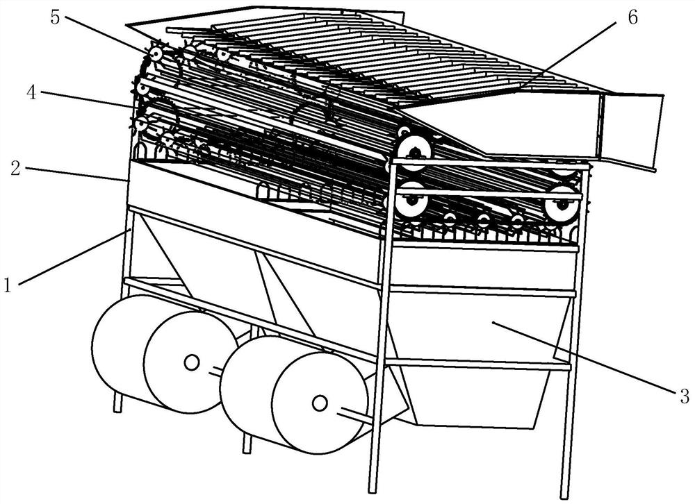 A flexible bending picking device and method for multi-cluster kiwi fruit gap distribution