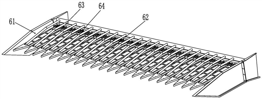 A flexible bending picking device and method for multi-cluster kiwi fruit gap distribution