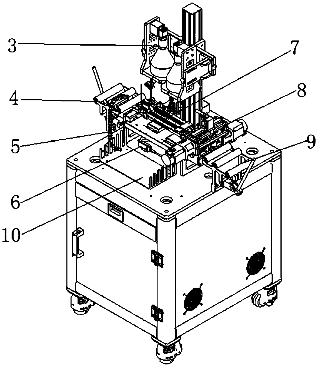 Intelligent detection machine bench