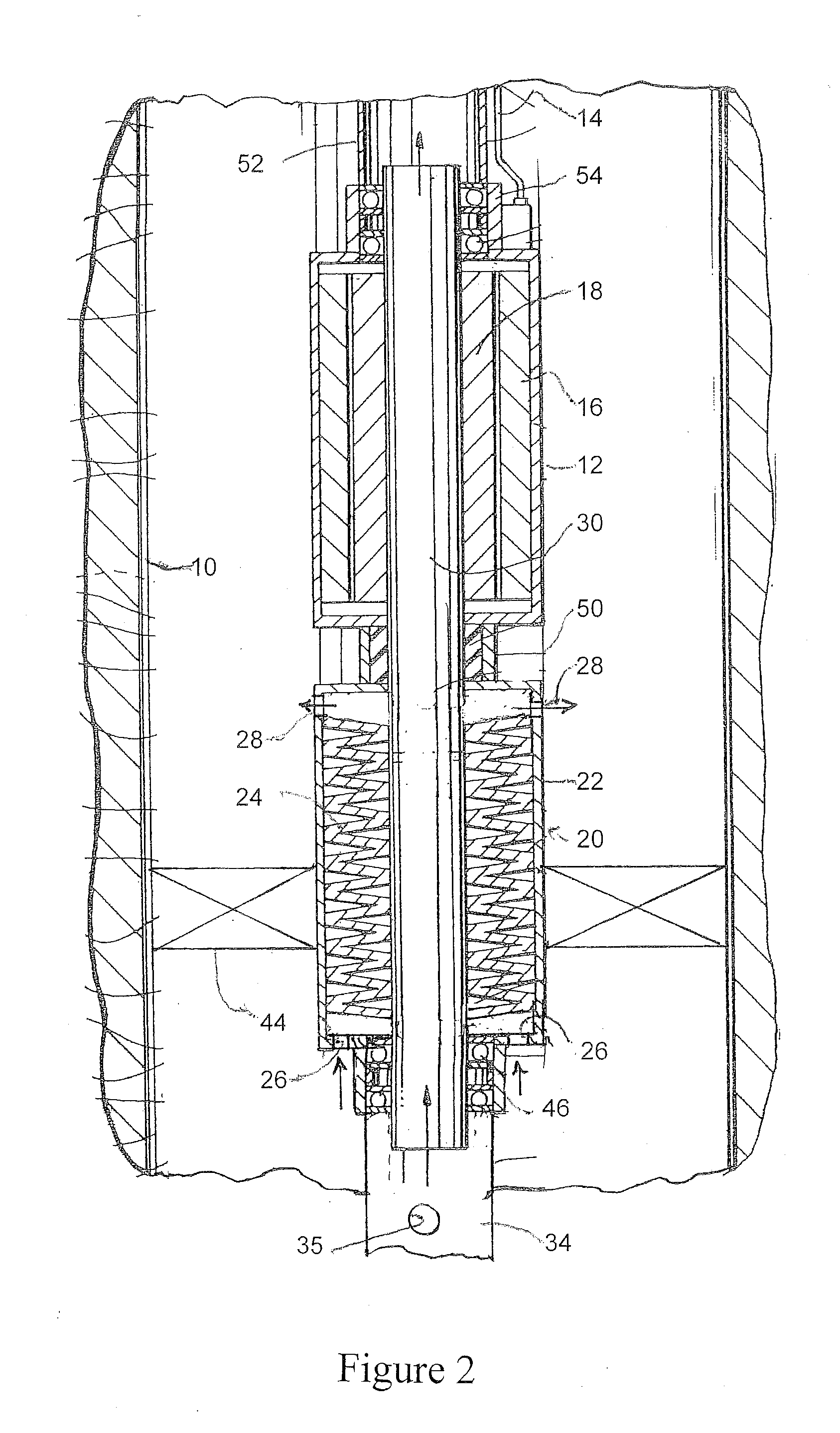 Electrical submersible pump assembly for separating gas and oil