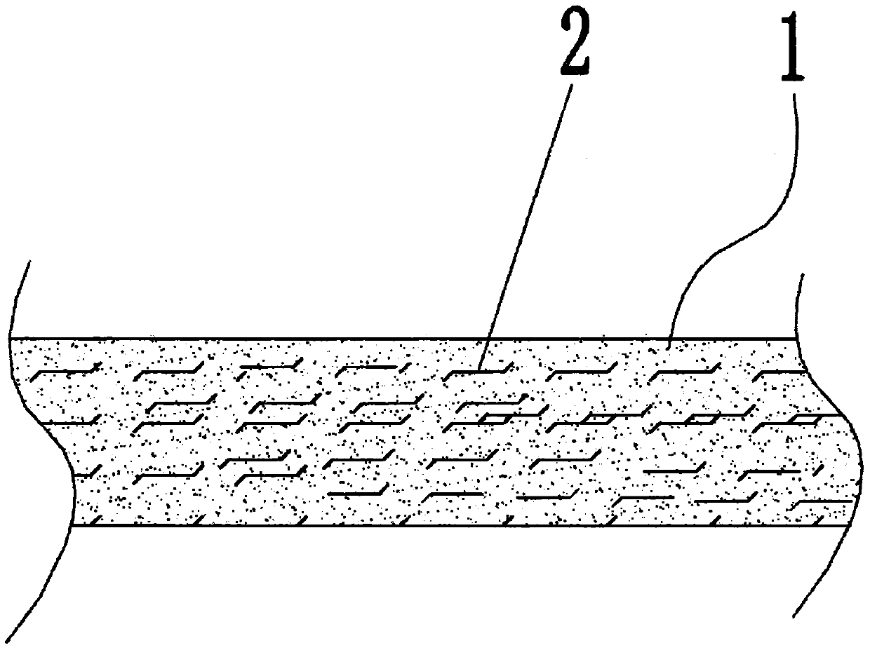 Fiber modified plate and application thereof