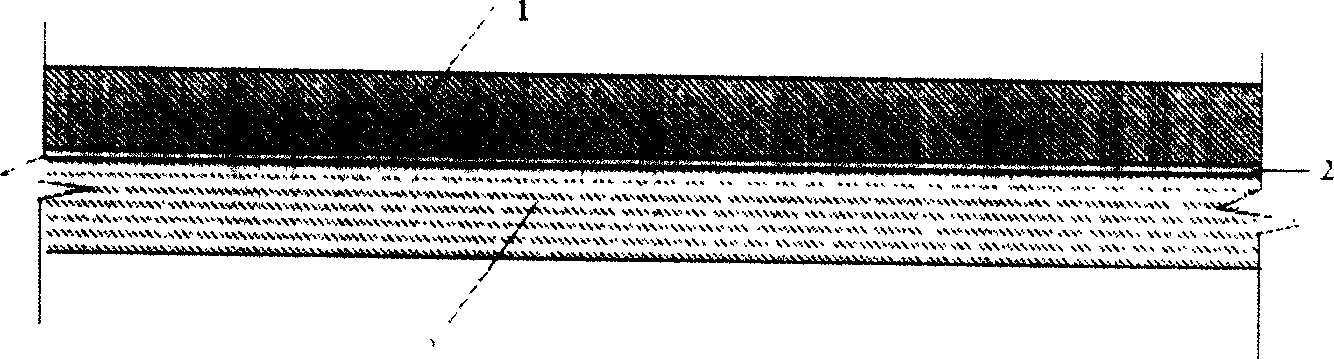 Porous cement concrete cement pavement having bond coat on rolled cement concrete and construction method therefor