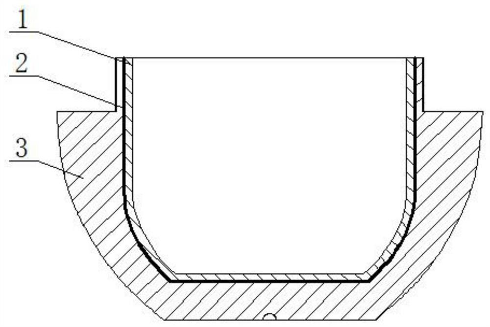 Cosmetic packaging bottle and manufacturing process thereof