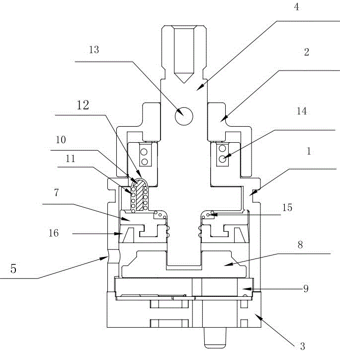 A three-speed automatic reset water diversion valve