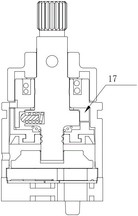 A three-speed automatic reset water diversion valve