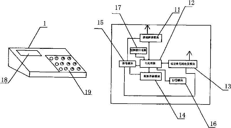 Device and method for realizing remote monitoring
