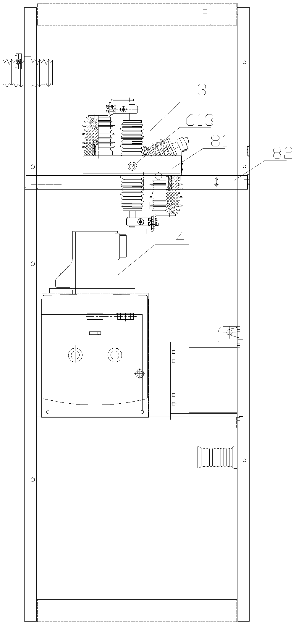 Disconnecting switch and interlocking mechanism of circuit breaker