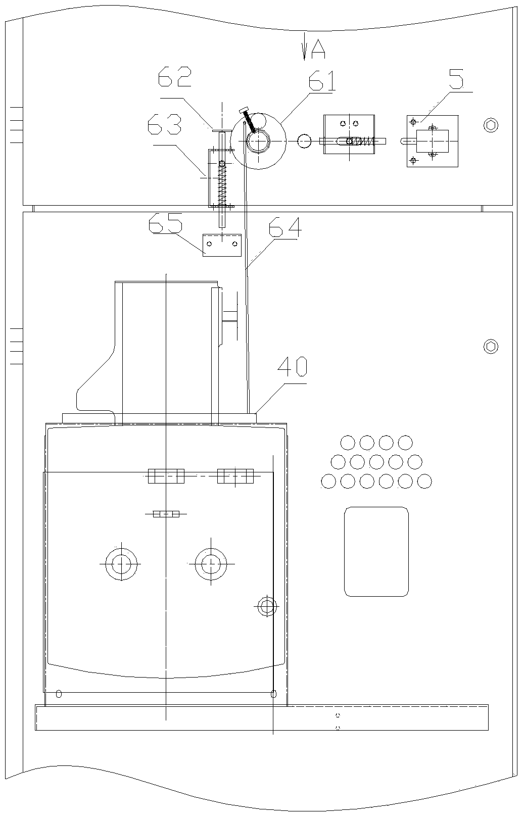 Disconnecting switch and interlocking mechanism of circuit breaker