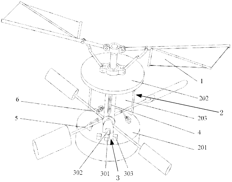 Micromechanical controllable flapping rotary wing aircraft and manufacturing method as well as control method thereof