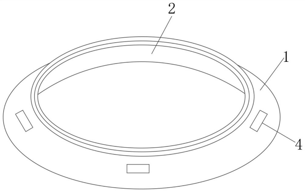 Amniotic membrane fixing ring for ophthalmology department