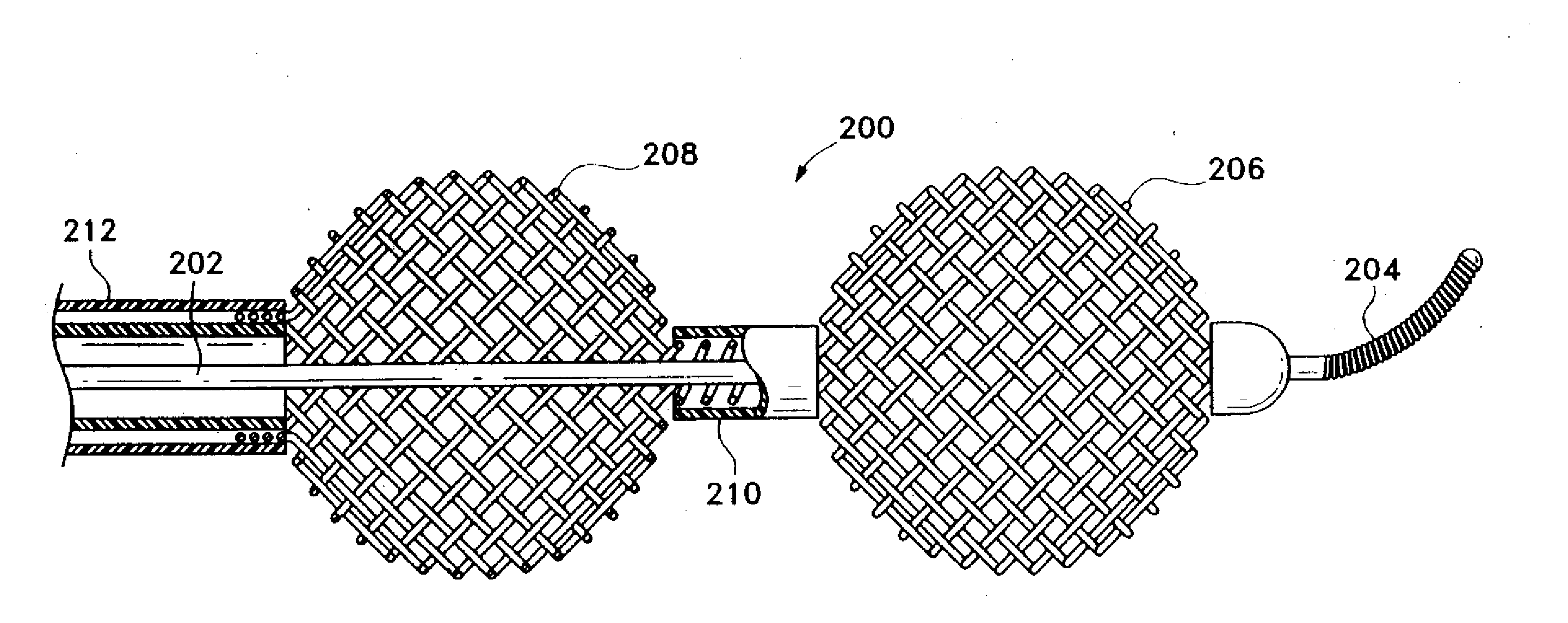 Medical clot treatment device with distal filter