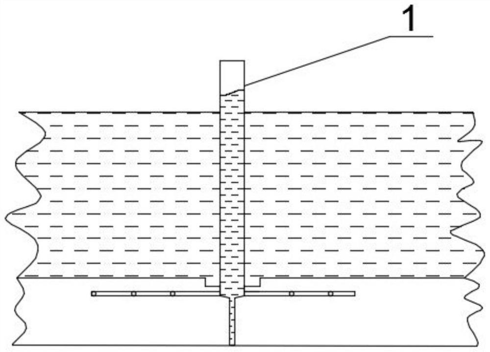 A water level pressure grouting sealing method