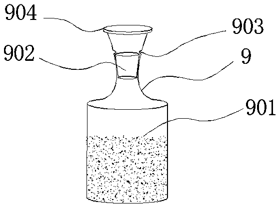 Quartz ampoule bottle sealing device and method