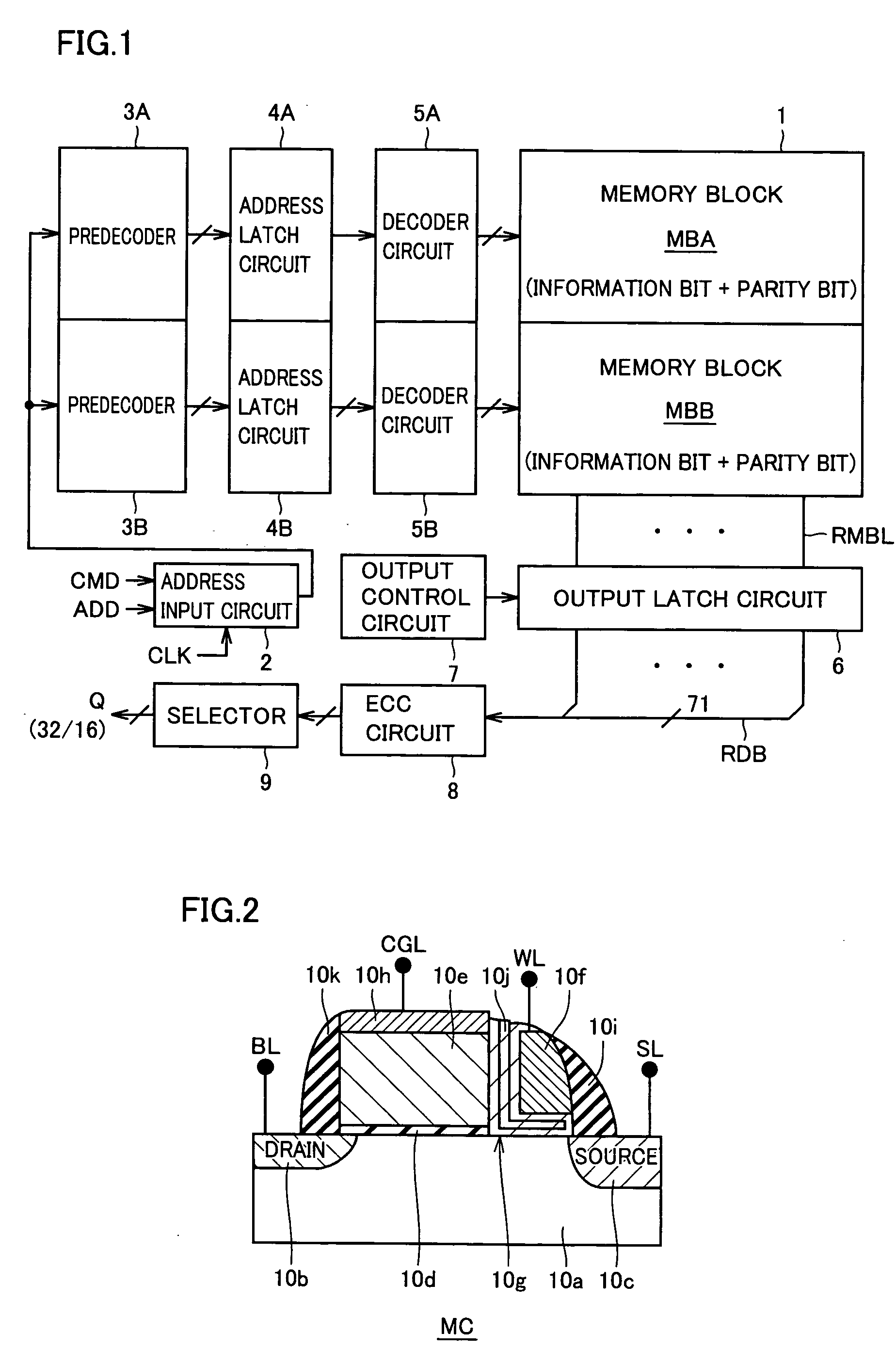 Non-volatile semiconductor memory device and semiconductor memory device