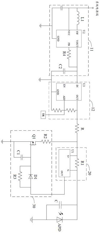 APD protection circuit and device