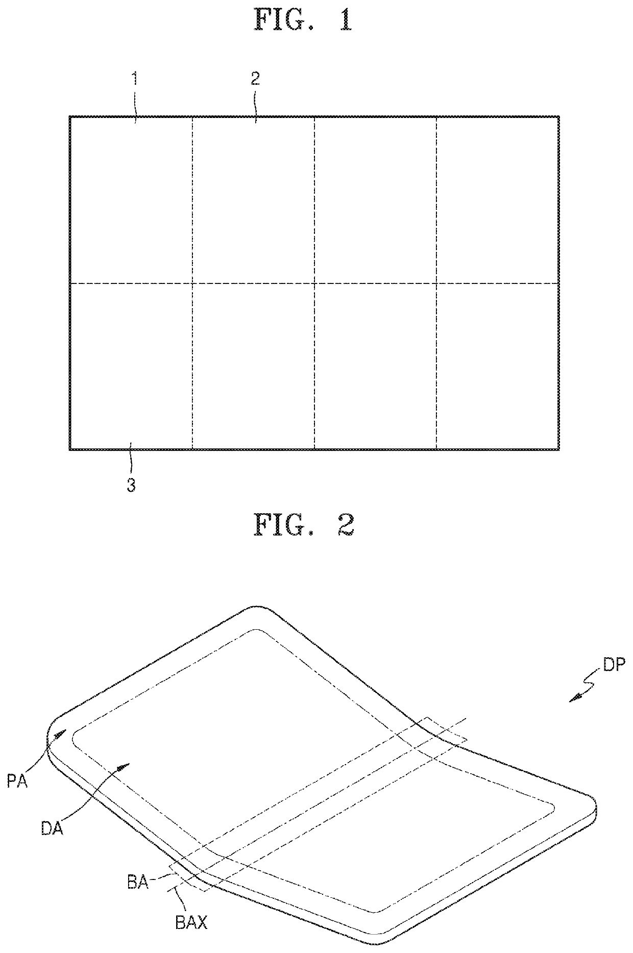 Display apparatus including an Anti-crack projection