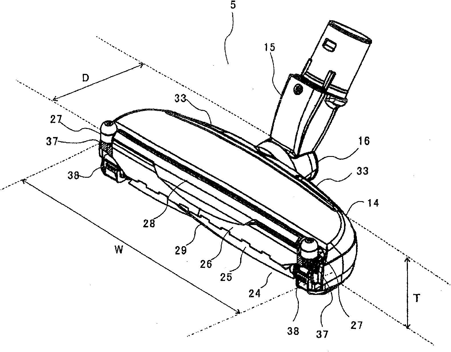 Electric suction cleaner